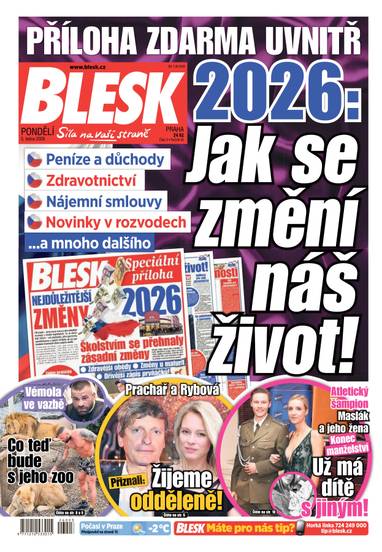 BLESK - 5.1.2026 - CZECH NEWS CENTER a. s.