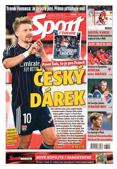 Sport - 5.1.2026 - CZECH NEWS CENTER a. s.