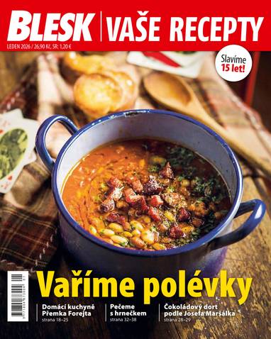 Časopis BLESK VAŠE RECEPTY - 1/2026 - CZECH NEWS CENTER a. s.