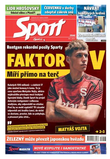 Sport - 10.1.2026 - CZECH NEWS CENTER a. s.
