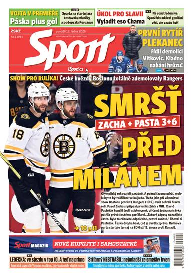 Sport - 12.1.2026 - CZECH NEWS CENTER a. s.