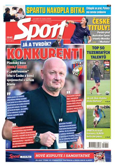 Sport - 19.1.2026 - CZECH NEWS CENTER a. s.