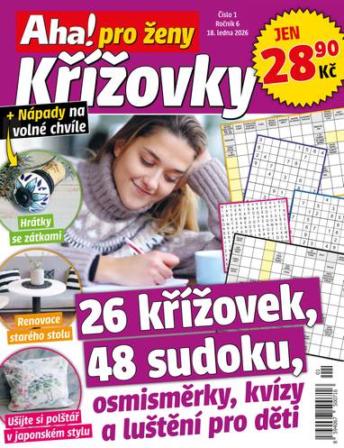 Časopis Aha! pro ženy Křížovky - 1/2026 - CZECH NEWS CENTER a. s.