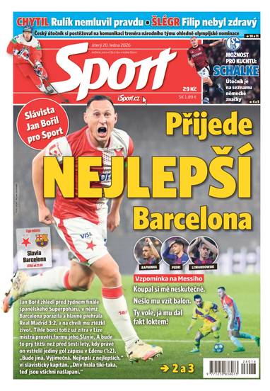 Sport - 20.1.2026 - CZECH NEWS CENTER a. s.