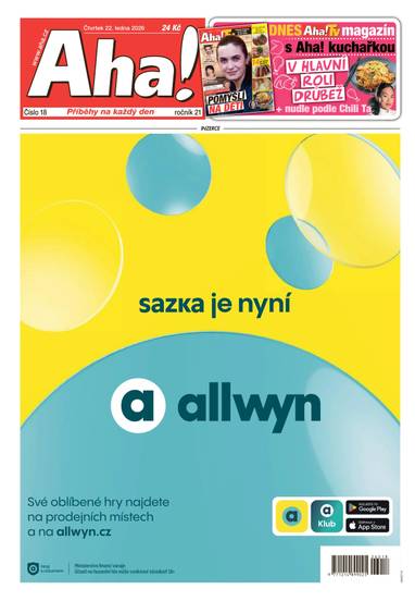 Aha! - 22.1.2026 - CZECH NEWS CENTER a. s.