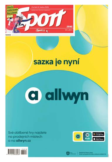 Sport - 22.1.2026 - CZECH NEWS CENTER a. s.