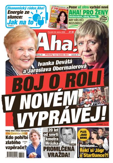 Aha! - 26.1.2026 - CZECH NEWS CENTER a. s.