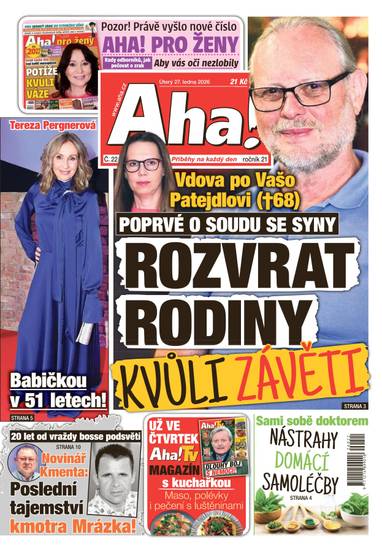 Aha! - 27.1.2026 - CZECH NEWS CENTER a. s.
