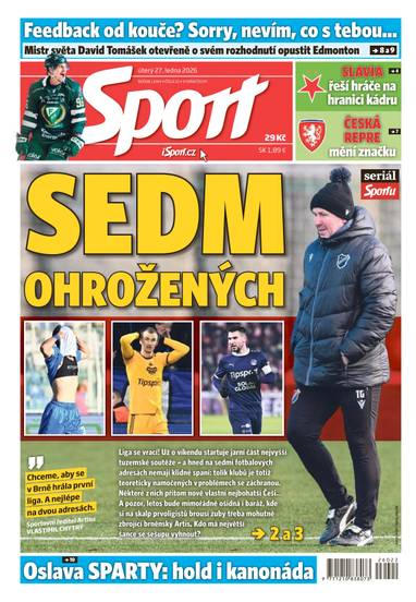 Sport - 27.1.2026 - CZECH NEWS CENTER a. s.
