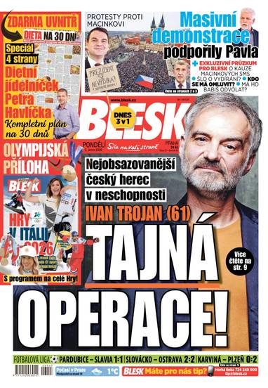 BLESK - 2.2.2026 - CZECH NEWS CENTER a. s.