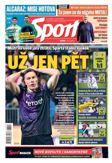 Sport - 2.2.2026 - CZECH NEWS CENTER a. s.