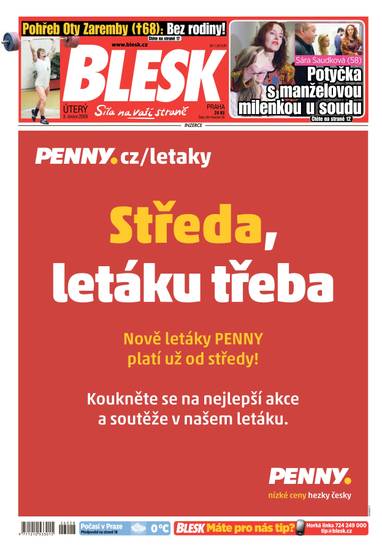 BLESK - 3.2.2026 - CZECH NEWS CENTER a. s.
