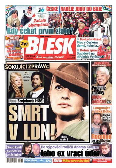BLESK - 7.2.2026 - CZECH NEWS CENTER a. s.