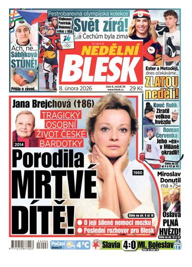 NEDĚLNÍ BLESK - 6/2026 - CZECH NEWS CENTER a. s.