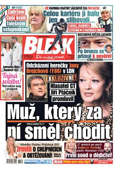 BLESK - 11.2.2026 - CZECH NEWS CENTER a. s.