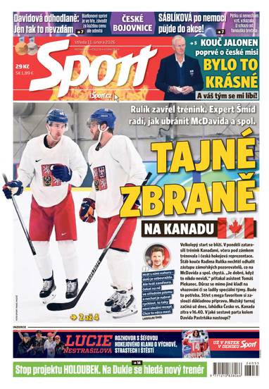 Sport - 11.2.2026 - CZECH NEWS CENTER a. s.