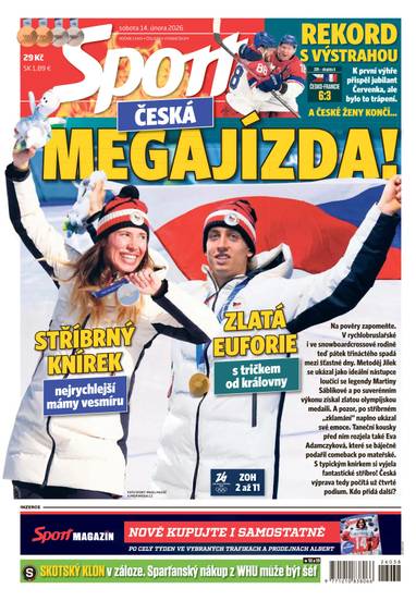 Sport - 14.2.2026 - CZECH NEWS CENTER a. s.