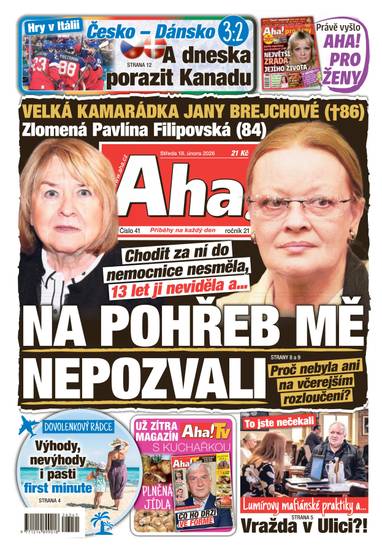 Aha! - 18.2.2026 - CZECH NEWS CENTER a. s.
