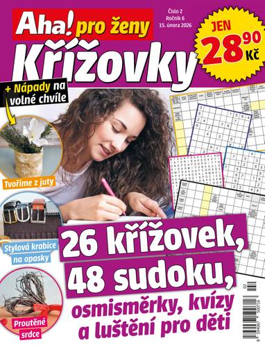 Časopis Aha! pro ženy Křížovky - 2/2026 - CZECH NEWS CENTER a. s.