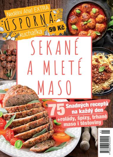 Kniha Nedělní Aha Úsporná kuchařka Sekané a mleté maso