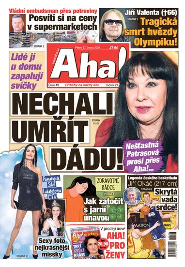 Aha! - 27.2.2026 - CZECH NEWS CENTER a. s.