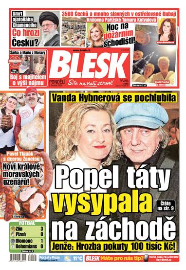 BLESK - 2.3.2026 - CZECH NEWS CENTER a. s.
