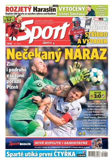 Sport - 2.3.2026 - CZECH NEWS CENTER a. s.