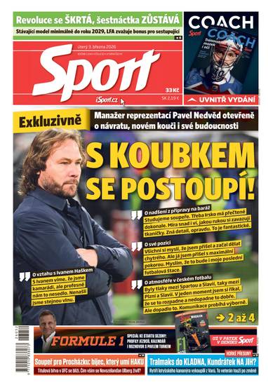 Sport - 3.3.2026 - CZECH NEWS CENTER a. s.