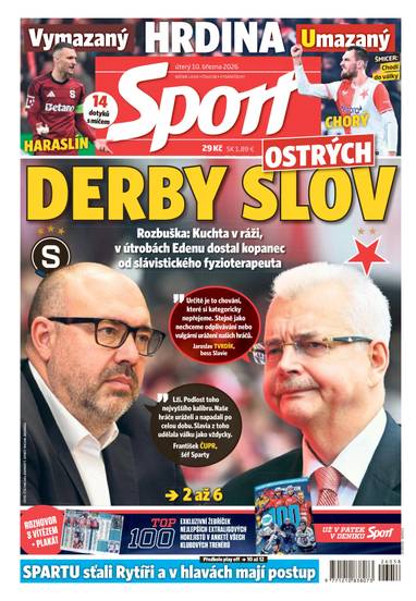 Sport - 10.3.2026 - CZECH NEWS CENTER a. s.