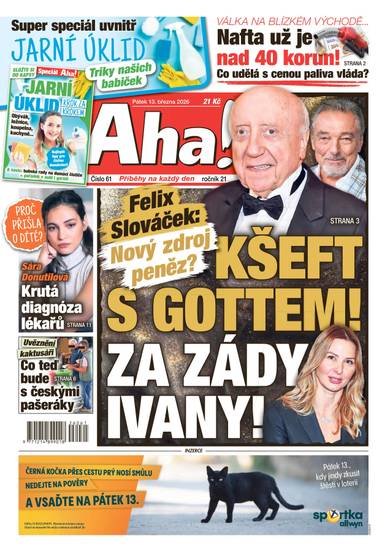 Aha! - 13.3.2026 - CZECH NEWS CENTER a. s.