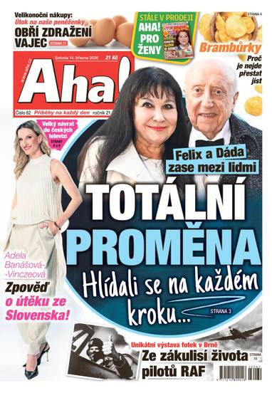 Aha! - 14.3.2026 - CZECH NEWS CENTER a. s.