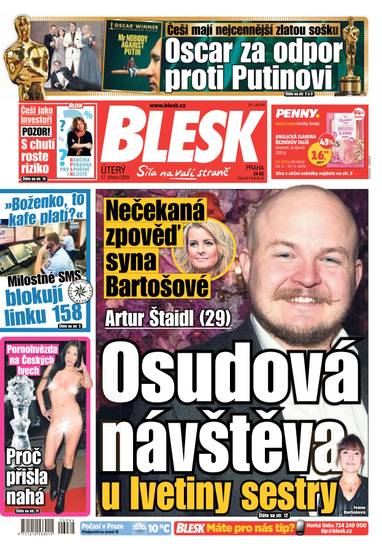 BLESK - 17.3.2026 - CZECH NEWS CENTER a. s.