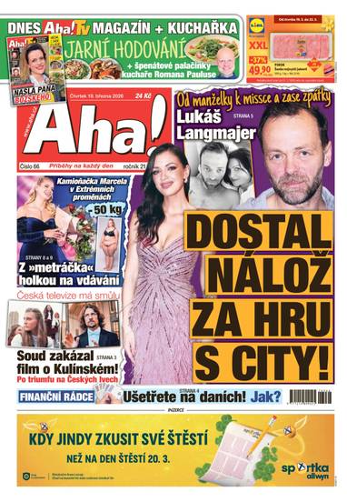 Aha! - 19.3.2026 - CZECH NEWS CENTER a. s.
