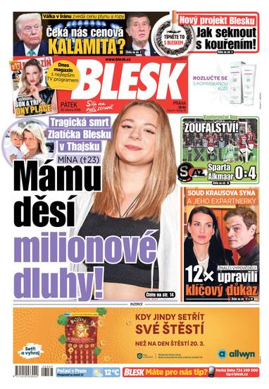BLESK - 20.3.2026 - CZECH NEWS CENTER a. s.