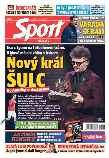 Sport - 24.3.2026 - CZECH NEWS CENTER a. s.