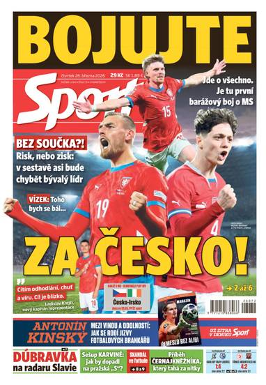 Sport - 26.3.2026 - CZECH NEWS CENTER a. s.