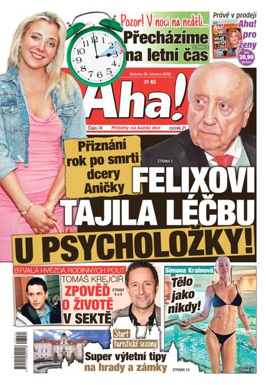 Aha! - 28.3.2026 - CZECH NEWS CENTER a. s.
