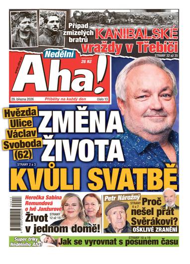 Nedělní Aha! - 13/2026 - CZECH NEWS CENTER a. s.