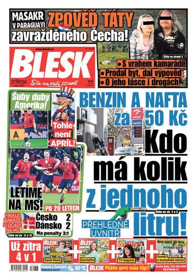 BLESK - 1.4.2026 - CZECH NEWS CENTER a. s.