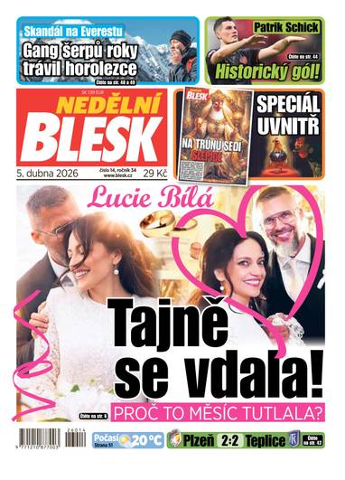 NEDĚLNÍ BLESK - 14/2026 - CZECH NEWS CENTER a. s.