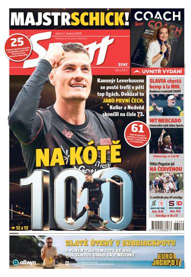 Sport - 7.4.2026 - CZECH NEWS CENTER a. s.