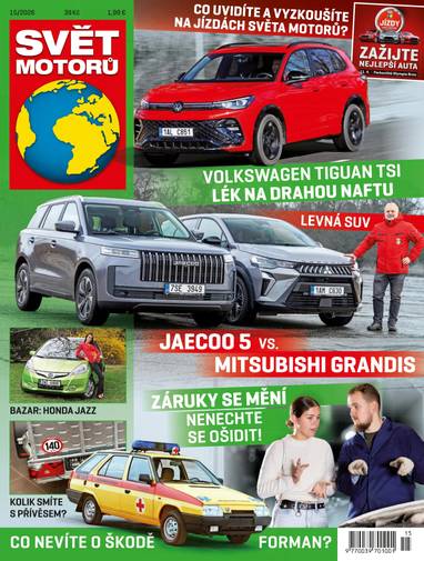 Časopis SVĚT MOTORŮ - 15/2026 - CZECH NEWS CENTER a. s.