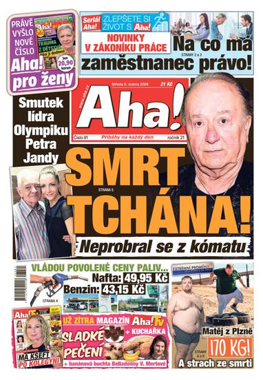 Aha! - 8.4.2026 - CZECH NEWS CENTER a. s.