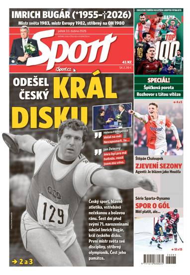 Sport - 10.4.2026 - CZECH NEWS CENTER a. s.