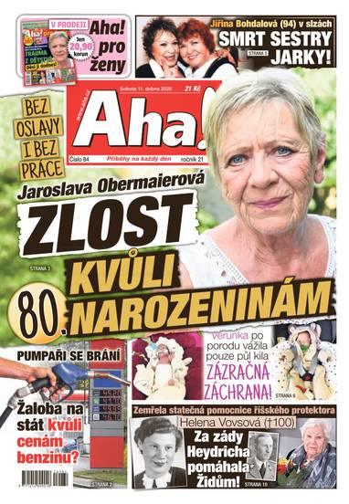 Aha! - 11.4.2026 - CZECH NEWS CENTER a. s.
