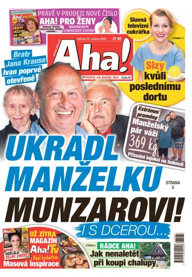 Aha! - 15.4.2026 - CZECH NEWS CENTER a. s.