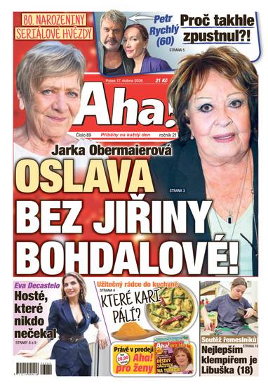 Aha! - 17.4.2026 - CZECH NEWS CENTER a. s.