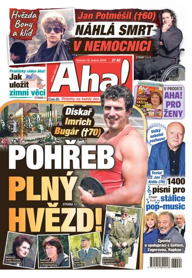 Aha! - 18.4.2026 - CZECH NEWS CENTER a. s.