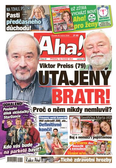 Aha! - 20.4.2026 - CZECH NEWS CENTER a. s.