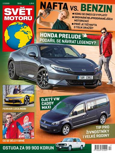 Časopis SVĚT MOTORŮ - 17/2026 - CZECH NEWS CENTER a. s.